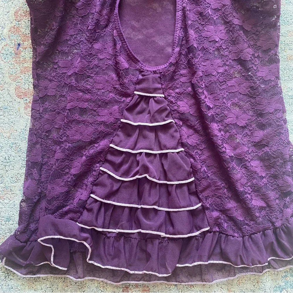 •Jessica Simpson lace babydoll chemise• Size 2X - Picture 7 of 9